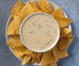 tortilla chips and queso